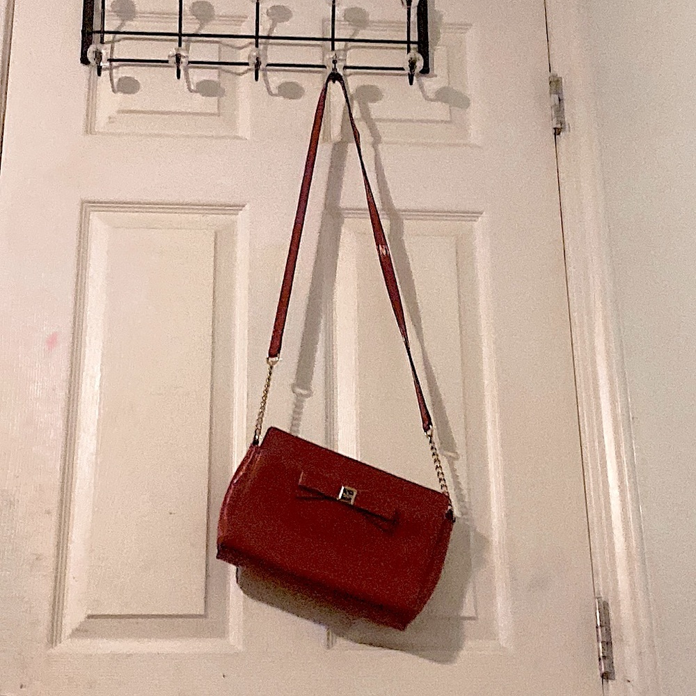 Nice red purse clean and shiny